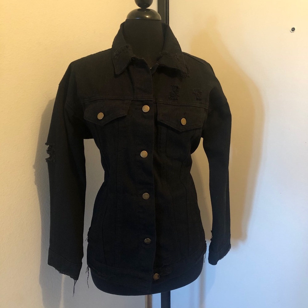 Say What denim black Jacket